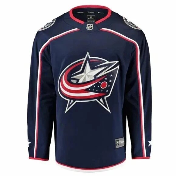 Columbus Blue Jackets Bobrovsky SEWN Fanatics NHL Hockey Youth Jersey L / XL NEW - Picture 2 of 8